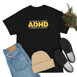 ADHD Shirt - Ferraris and Bicycles - Unisex T-shirt