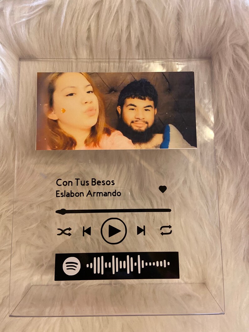 Personalized Song album Frame Custom Acrylic Song Frame Album Etsy