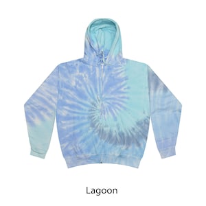 Tie Dye Zip Hoodie - Etsy