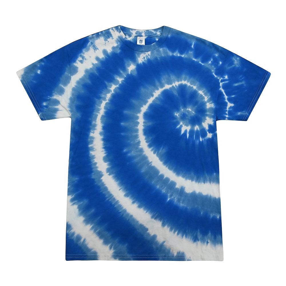 Blue Tie Dye Shirt - Etsy Canada