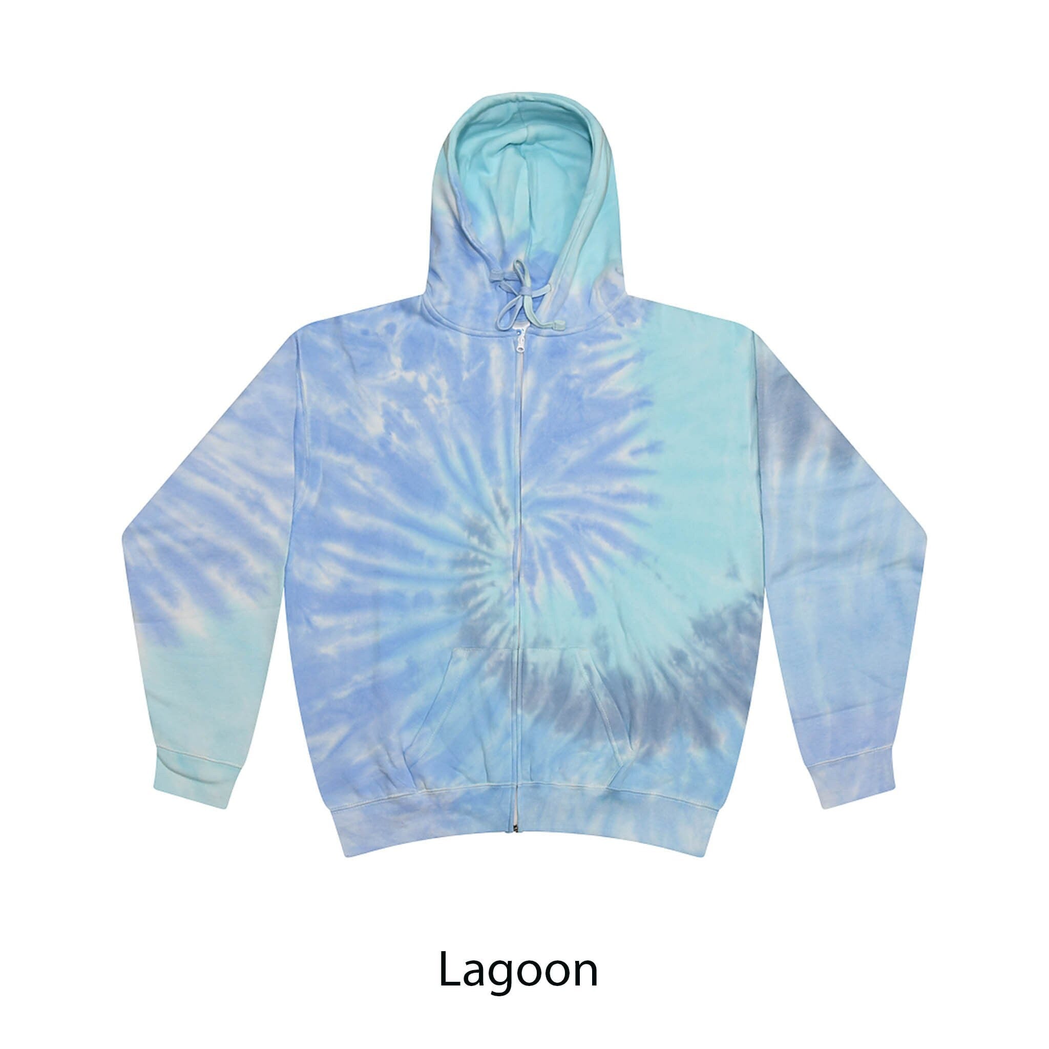 Tie Dye Zip Hoodie - Etsy
