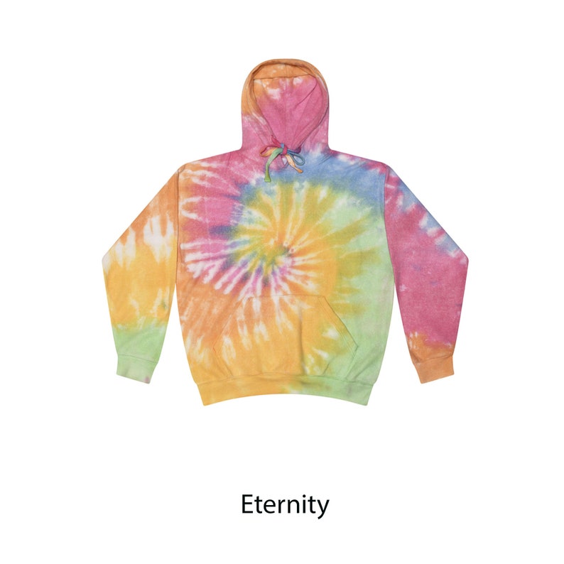 Tie Dye Cloud Hoodie, Pullover, S, M, L, XL, 2X, 3X Cotton, Fleece, Unisex Eternity