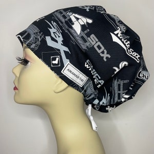 WHITE SOX scrub hat, surgical cap