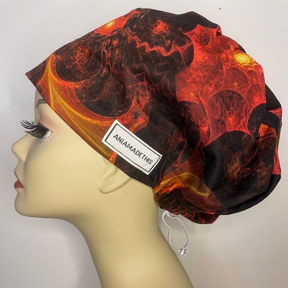 DRAGON BREATH Womens Scrub Hat Surgical 