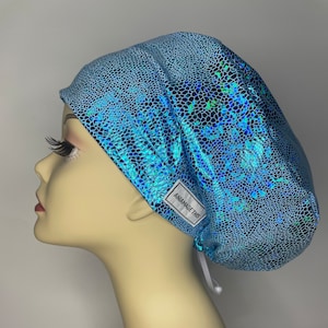 BLUE TOPAZ EURO style women nursing cap, spandex
