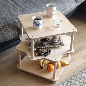 SUNBLOX Art deco coffee table, minimalist and hand crafted
