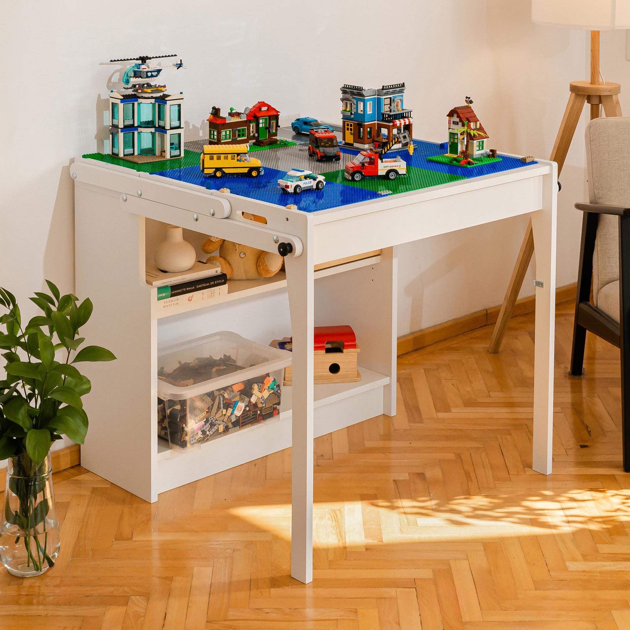 TRANSFORMO Teens! Custom Color&size, Play Table for Brick Builds