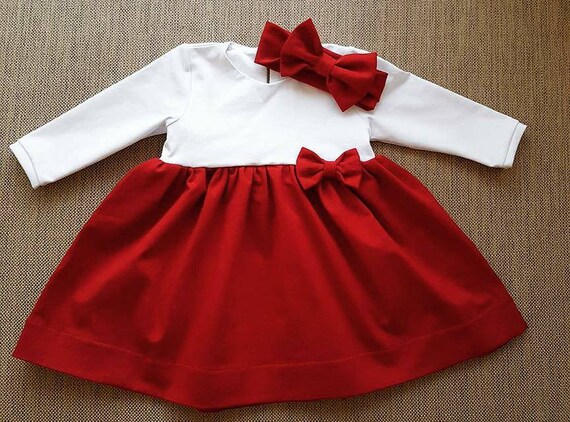 newborn baby girl christmas dress