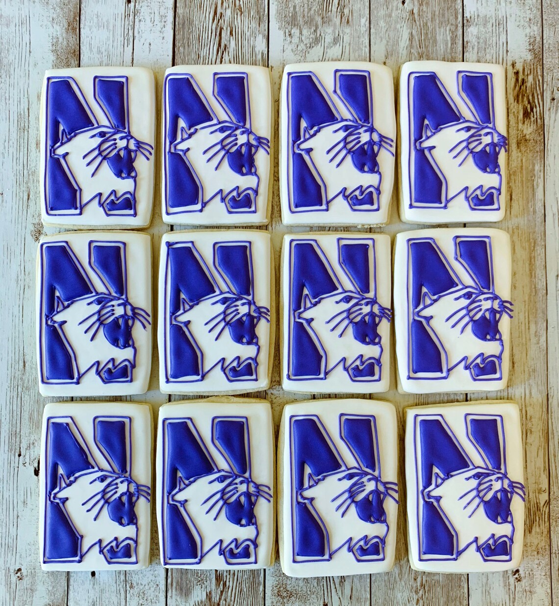 Custom Logo Cookies Custom College Logo Cookies Decorated | Etsy