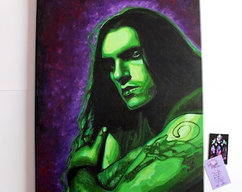Peter Steele... Type O negative... Original Painting... Gothic art