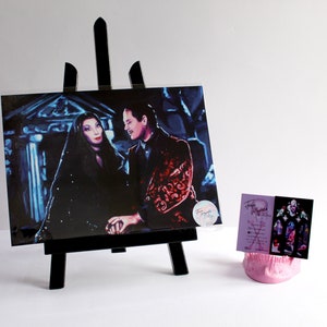 Morticia and Gomez Addams... Addams Family Portraits... Gothic Art Print