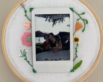 Embroidered Polaroid Frame