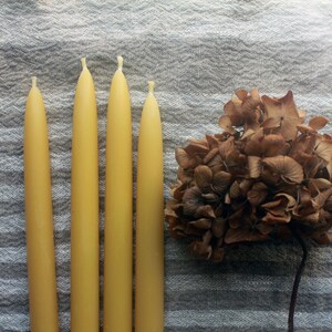 Natural Classical Beeswax Candles/ Beeswax tapers