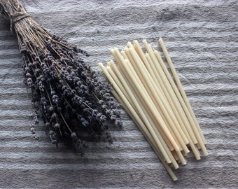 Natural White Beeswax Candles/ Slim candles/ Beeswax tapers/ White candles