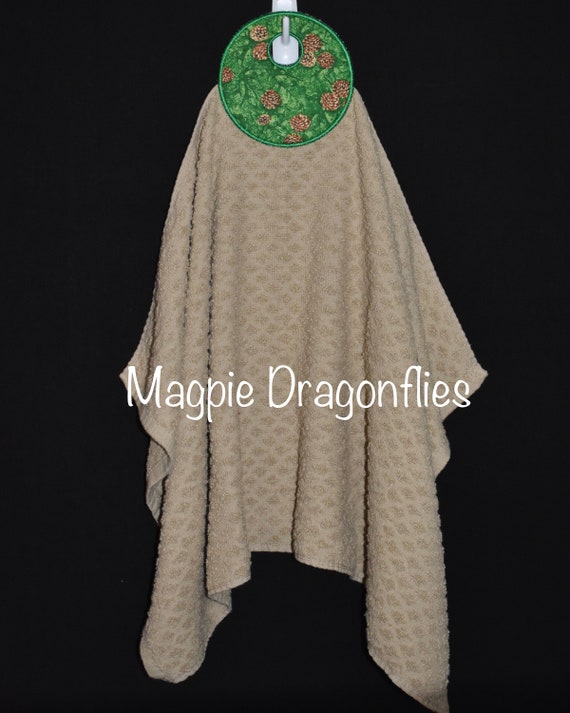 Pinecones Perfect Place Hanging Kitchen Towel 3040 Etsy