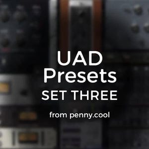 Audio Presets for UAD plugins Set Three | Downloadable presets for reverb plugins from Universal Audio