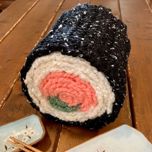 Crochet Sushi Roll Scarf - Made to Order