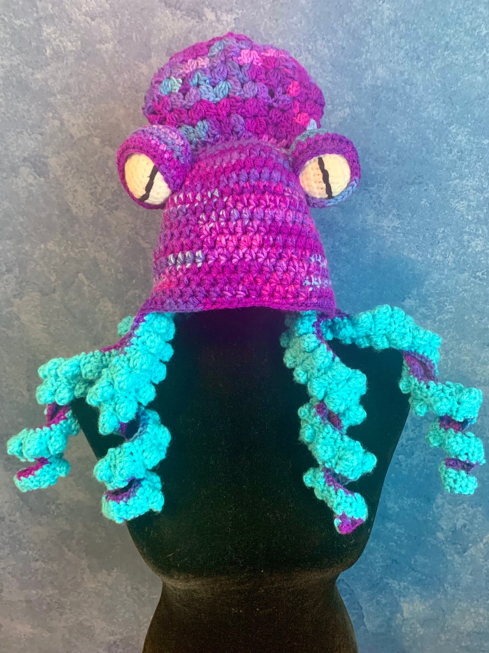 Twisted Kraken Hat Custom Octopus Crochet Beanie Made to | Etsy