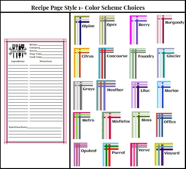 Personalized Laser Engraved RECIPE BOOK Optional Recipe Pages A5 Recipe Binder Custom Father's Day Gift Dad Grandpa Baker Chef image 7