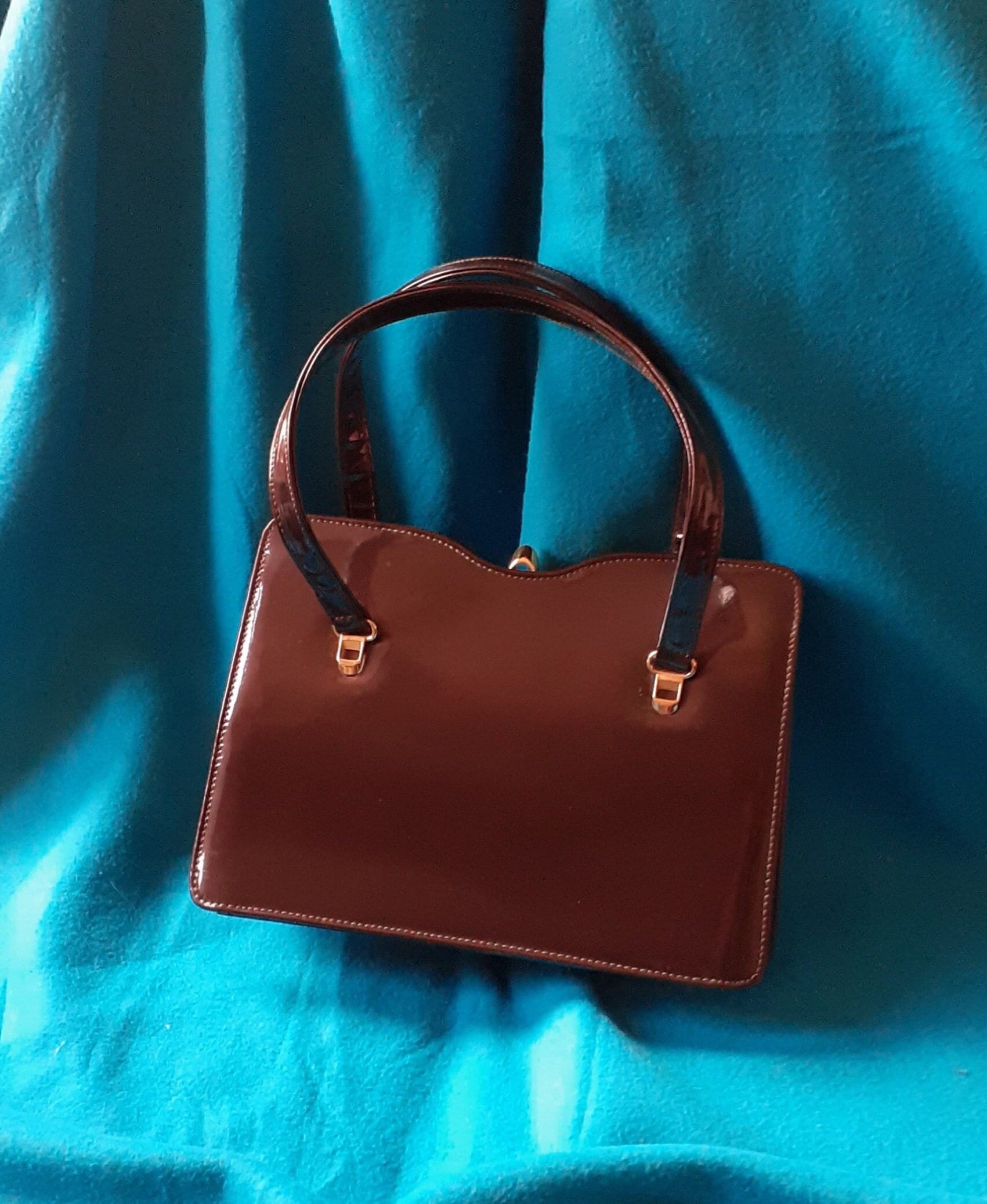 Cherry Red Frame Bag Socialite Vintage Replica nostalgia Handbag Retro  Style 1940s 1950s 1960s Shoulder Bag Vintage Style Kelly Bag - Etsy