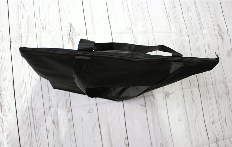 Personalized Lightweight Zippered Tote Bag Packable Etsy