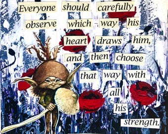 Sigue tu corazón PEGATINA