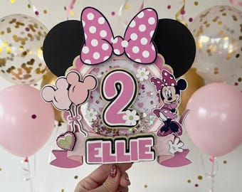 Minnie Mouse Shaker Cake Topper