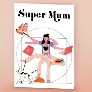Súper mamá / Mamá perro / Mejor amiga / Nueva mamá / Día de la Madre