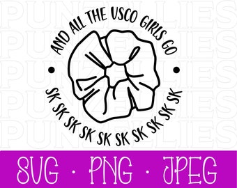 Scrunchie Svg Etsy