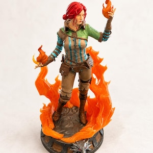 Triss Merigold Collectible | Witcher 3 Resin Figure