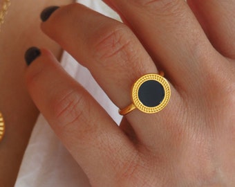 Ring vergoldet verstellbar ✿ Chevalier ✿ Pilgrim Goldplated Bague #432504