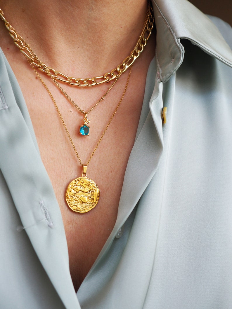 Everyday Multi Strand Necklace Set of Three Layered Etsy