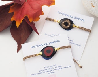 Glücksaugen Armband, Nazar Schmuck, Traditionelles griechisches Auge Armband, griechisches Amulett, Schutz Armband,