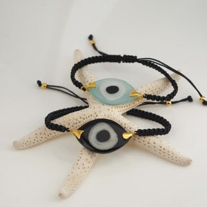 Traditionelles griechisches Böses Auge Armband, griechisches Amulett, Glücksauge Armband, Nazar Schmuck, Schutzarmband, Blaues Auge Armband,