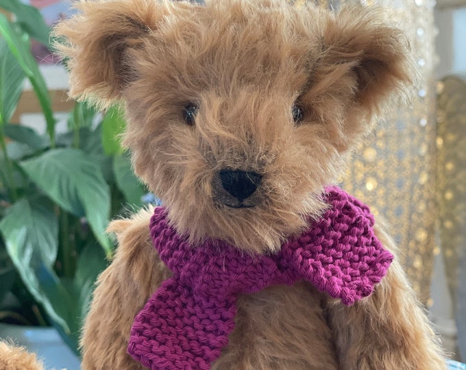 Mohair, traditionally jointed,Handmade, unique, DevonGrizzlies Teddy Bear