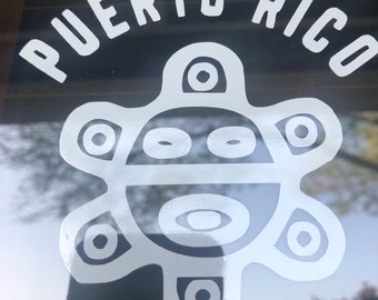 Puerto Rico Taíno Sun Decal Sticker| Laptop sticker | Boricua car sticker | Boricua laptop sticker | Taino Sticker