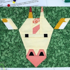 Giraffe quilt pattern / PDF pattern / Foundation Paper Piecing / FPP Pattern / Animal faces / My zoo