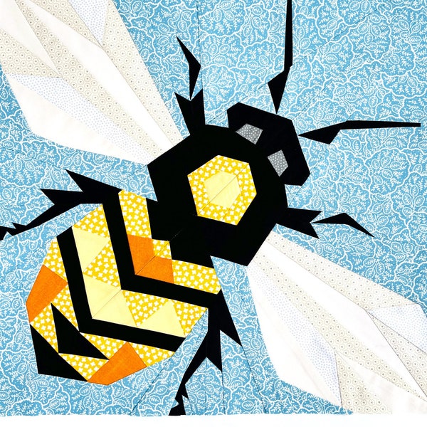 Bug Fpp Quilt Pattern Etsy