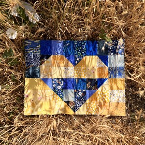 Rise of freedom / PDF pattern / Paper piecing pattern / Quilt block / Heart / Ukraine image 6