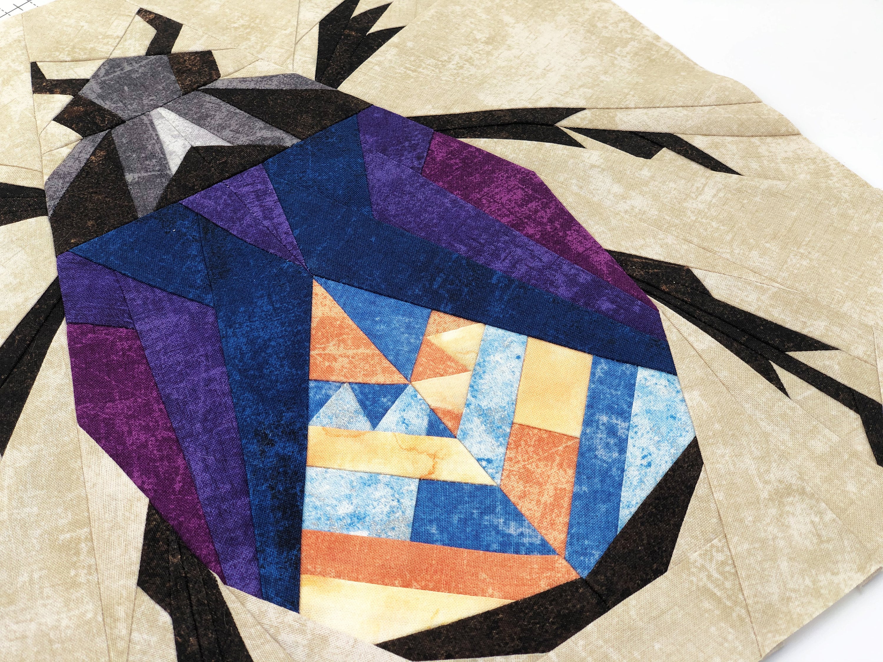 Beetle Pattern / Quilt Block Beetle / PDF Pattern / Paper Piecing Quilt ...