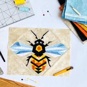 Bee Quilt Pattern / PDF Pattern / Foundation Paper Piecing / FPP ...