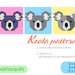 Koala Quilt Pattern / PDF Pattern / Foundation Paper Piecing / FPP ...