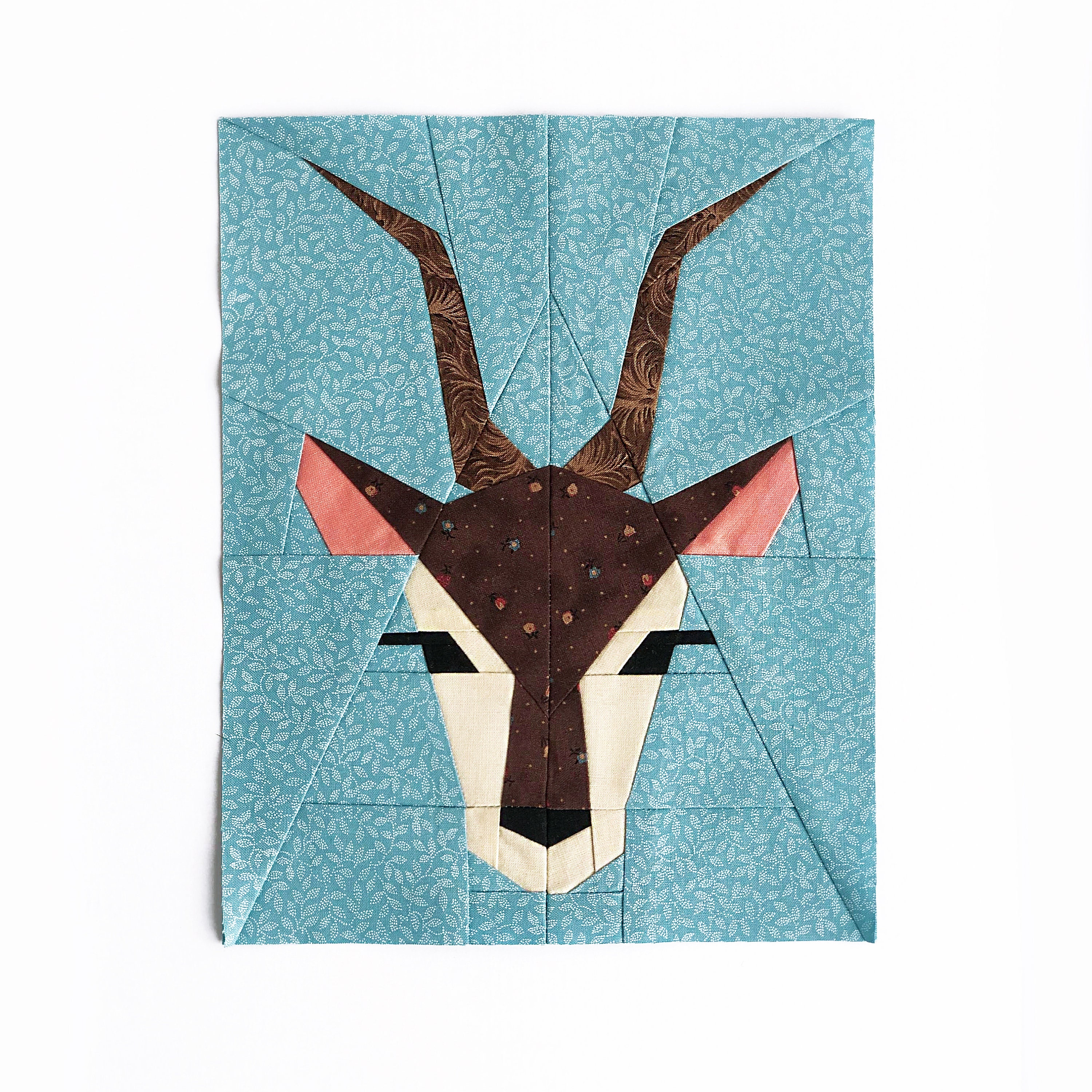 Antelope Quilt Pattern / PDF Pattern / Foundation Paper - Etsy