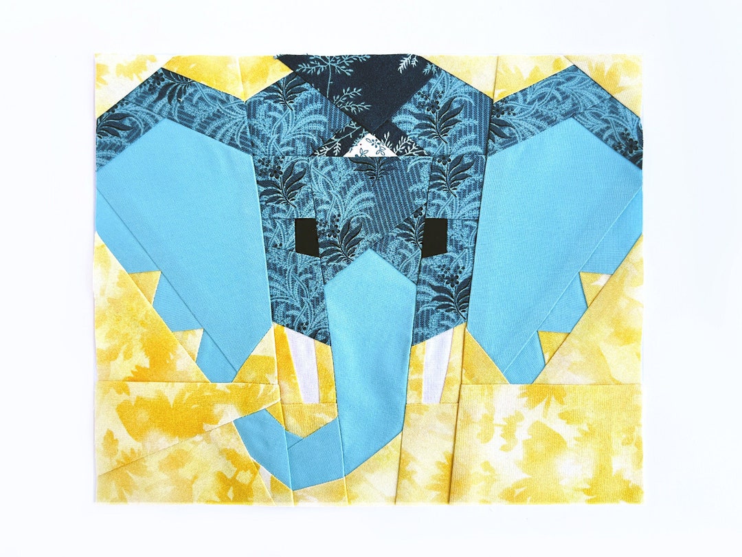 Elephant Quilt Pattern / PDF Pattern / Foundation Paper Piecing / FPP ...