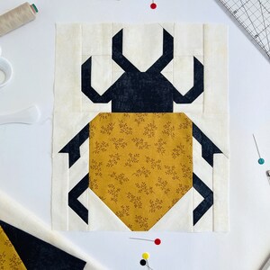 Beetle Quilt Patterns / SET 3 Quilt Block Beetle Patterns / PDF Pattern ...