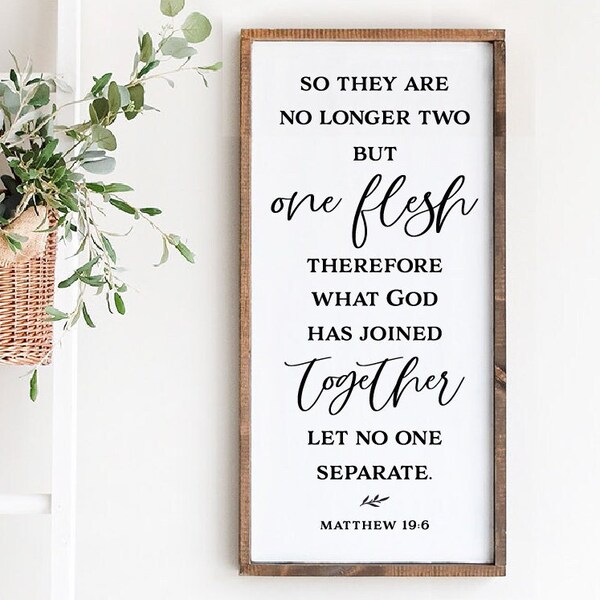 Matthew 19 6 - Etsy
