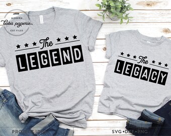 Download Clip Art New Dad Gift Daddy And Me Dxf New Dad Shirt Svg Dad Daughter Svg Mommy And Me Png Matching Father And Son Svg Legend Legacy Svg Art Collectibles