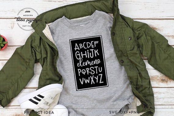 Alphabet Elemeno SVG, alphabet svg, classroom decor, kids shirt, kindergarten shirt, 1st grade Teacher, 1st Grade shirt, back to school