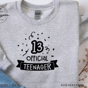 13. Geburtstag Shirt, 13. Geburtstag Shirt, Teenager Shirt, 13. Geburtstag Party Shirt, 13. Geburtstag Zeichen, Geburtstagskind, 13
