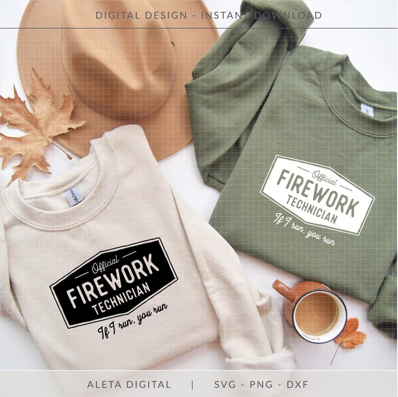 Official Firework Technician, If I Run You Run SVG, funny 4th july shirt, Independence Day cut file, 4th of July SVG, funny firework svg image 6